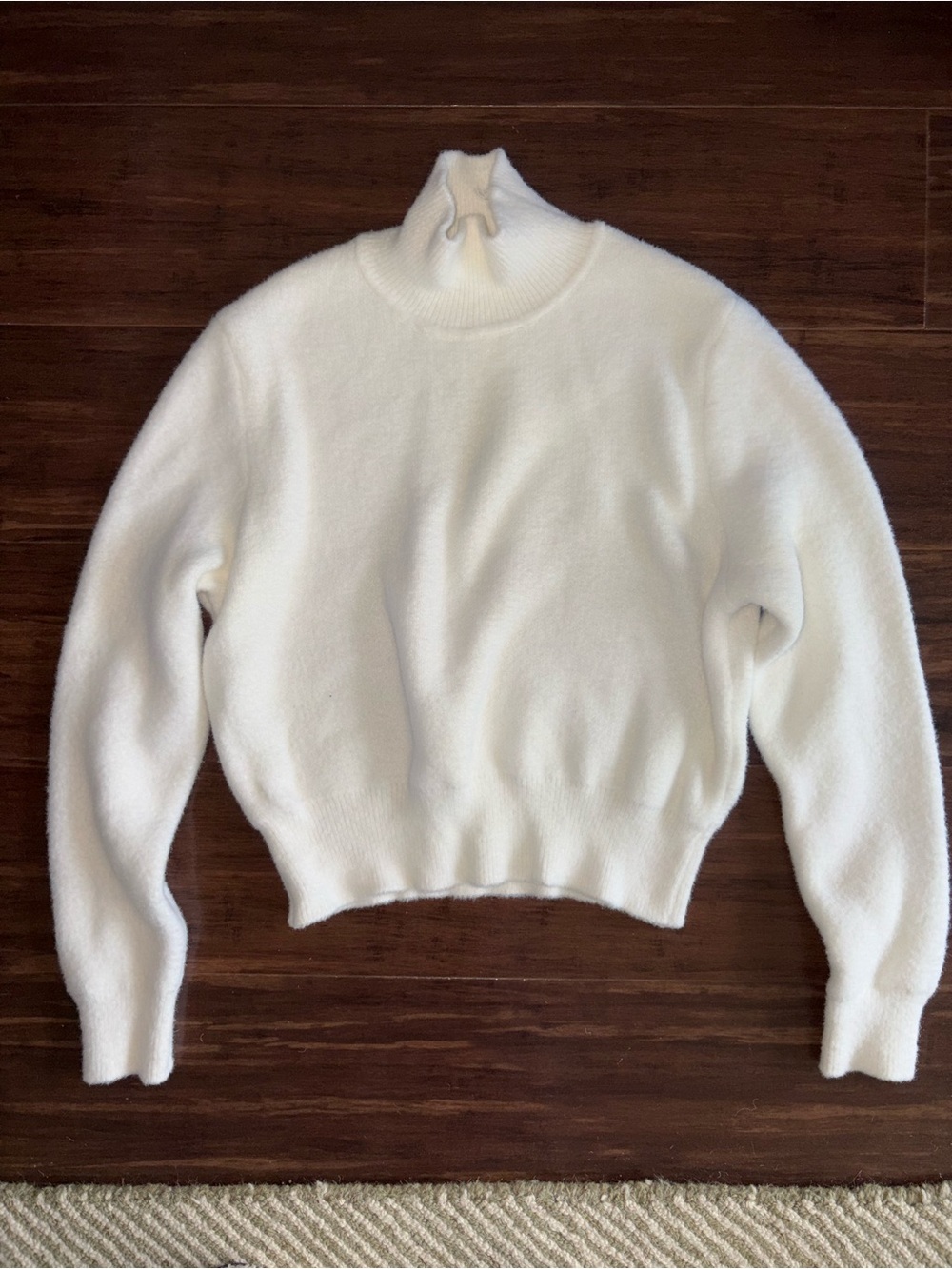 Zara Cream Turtleneck Sweater
